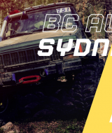 A picture of an off-road 4x4 with BC Auto Sydney branding